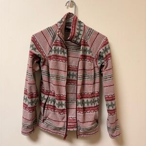 Columbia Striped Patterned Zip-Up Jacket